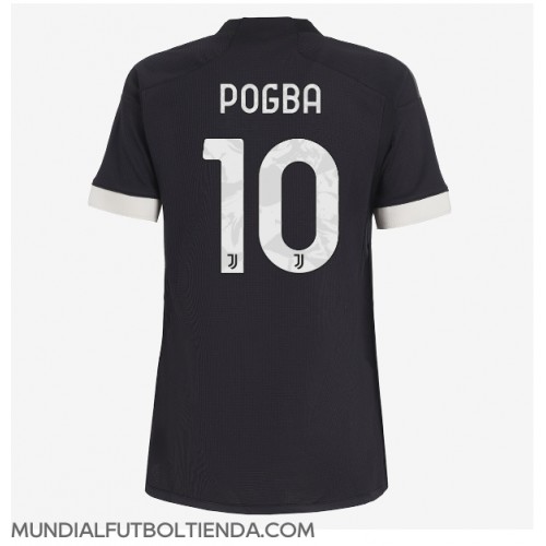 Camiseta Juventus Paul Pogba #10 Tercera Equipación Replica 2023-24 para mujer mangas cortas